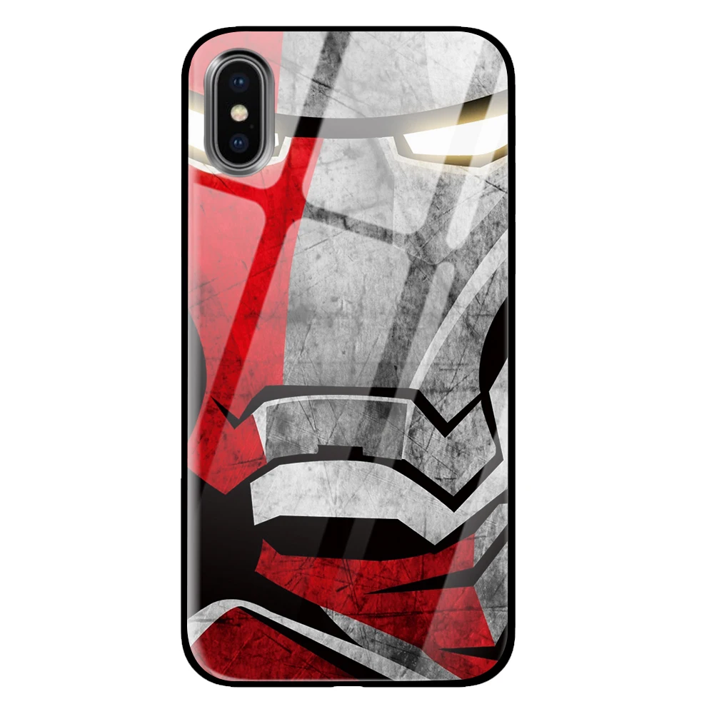 Ironman роскошные чехлы из закаленного стекла для huawei P30 P20 mate 10 20 Honor 8 9 10 Pro Lite - Цвет: 4