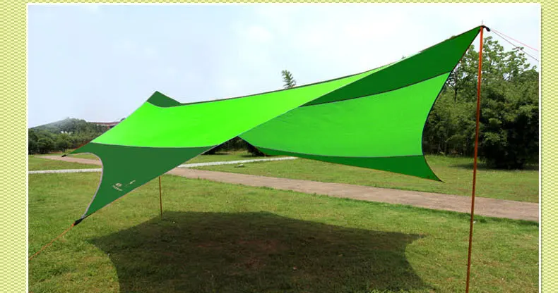 Outdoor large sky canopy Sun awning awning shade Camping awning against rain and UV protection
