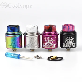 

Apocalypse RDA GEN 2 tank 24mm Dual Coils with squonk BF PIN airflow intake adjustable Rebuildable Atomizer 510 Thread Vaporizer