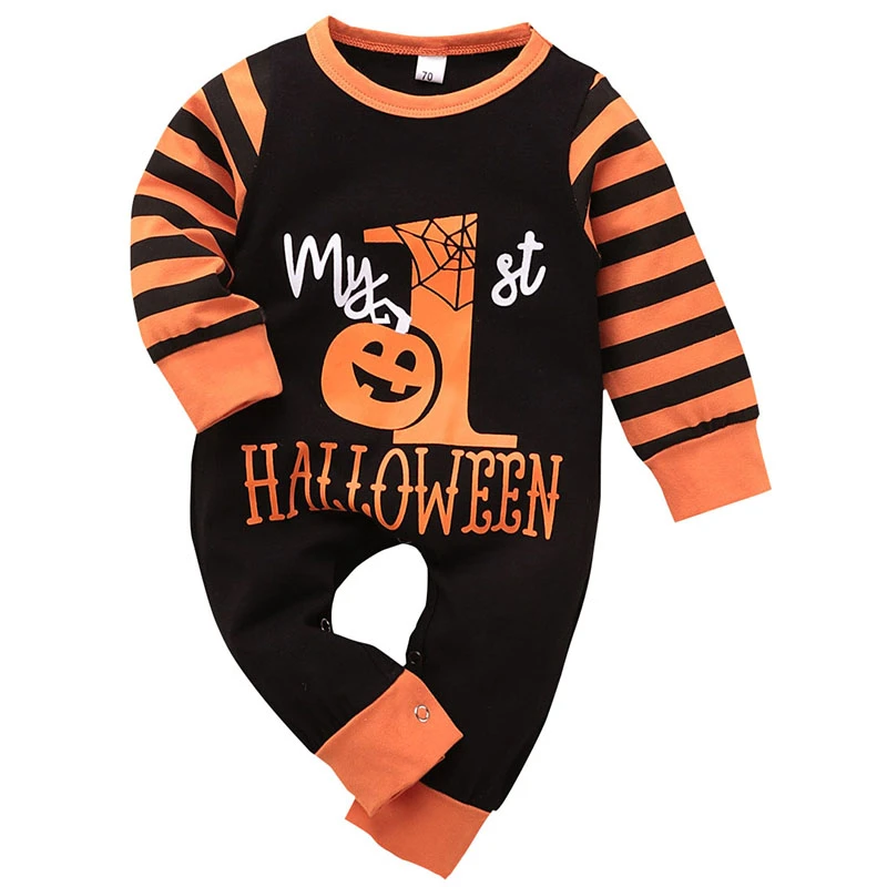 baby girl halloween romper