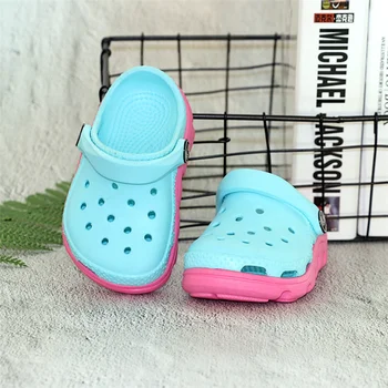 

kids sandals 2020 summer hollowing out sandals baby high qality garden shoes children beach Closed Toe Beach Sandals Close Toes