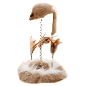 

Round Small Cat Cat Climbing Frame Spring Mouse Cat Scratch Board Cat Column Cat Tree Jump Platform