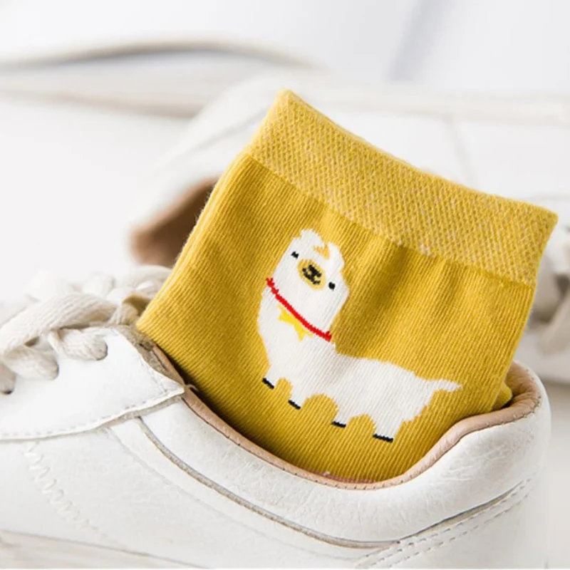 Женские носки Alpaca, милые, теплые, удобные, милые, Ретро стиль, шерсть, для девушек