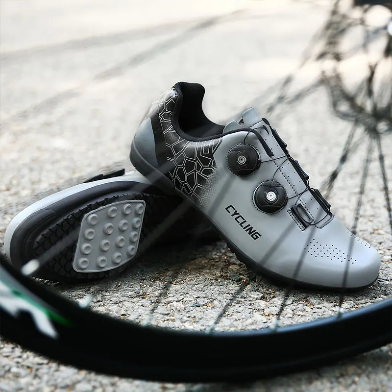 Road Cycling Shoes Men Outdoor Sport Bicycle Shoes Breathable Mtb Bike Flat Sneakers Mnountain Racing Cycling Sneakers Plus Size