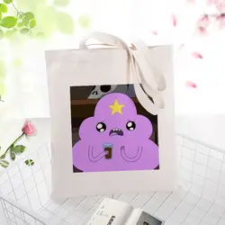 Фиолетовая серия сумки вместительная сумка для покупок сумка на заказ Печать логотипа холст текст DIY ежедневное использование