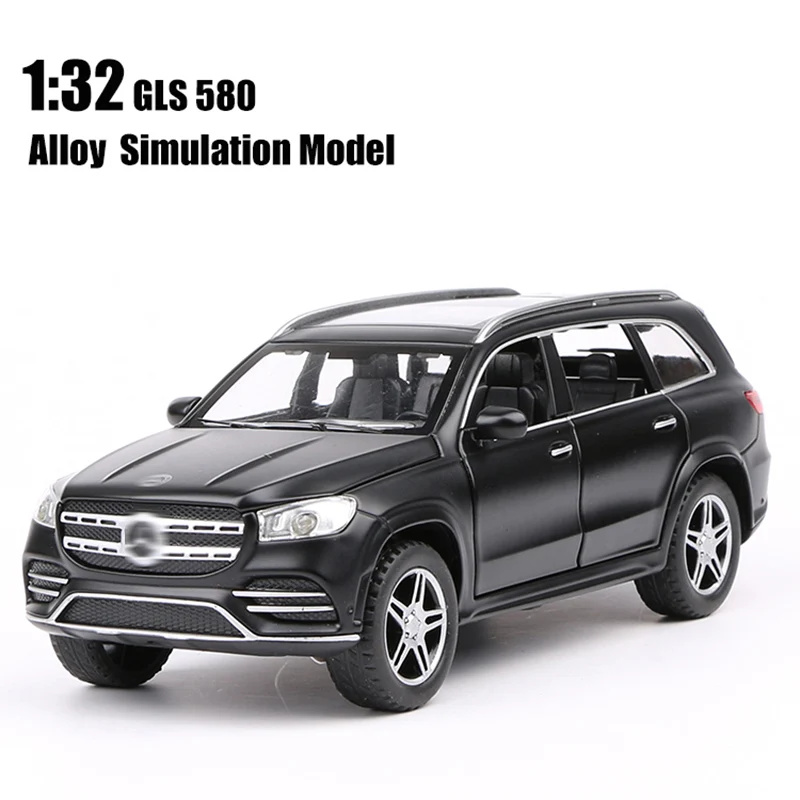 1:32 GLS 580 SUV моделирование сплава Модель автомобиля Diecasts & Toy транспортные средства