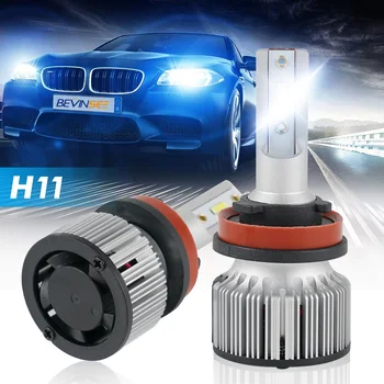 

H11 LED Headlight Bulbs Auto Headlamp bulb For Ford Fiesta Fusion Taurus EcoSport Edge Transit Connect Focus 10000LM 6000K