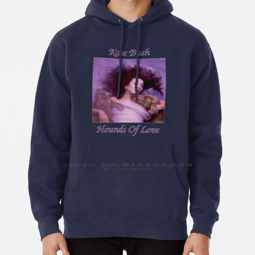 Kate Bush-Hounds Of Love Felpa Con Cappuccio Maglione 6Xl Cotton Kate Bush Album Cover Music Bjork Women Teenage Big Size Pullover Maglione