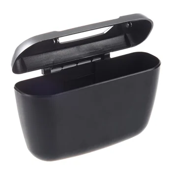 

Car trash bin car trash can trash bags (Black & Silver)