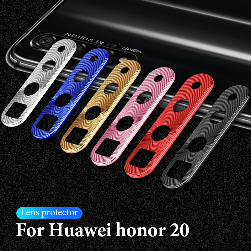 

Camera Lens Protective Ring For Huawei Honor 20 Pro Lite 20i i Metal Real Mobile Phone Back Camera Lens Protector Cover Case