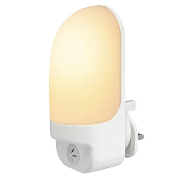 

EU US UK Plug-in LED Night Light Body PIR Motion Sensor/Dusk to Dawn Sensor Light Smart Home Lamp Auto On/Off AC 110V 220V
