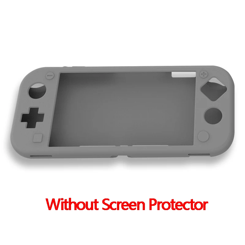 Силиконовый чехол-накладка для Nintendo switch lite, защитный чехол для мини-игр, чехол для рук, Защитная пленка для экрана, Набор для Nintendo NS Lite - Цвет: Небесно-голубой