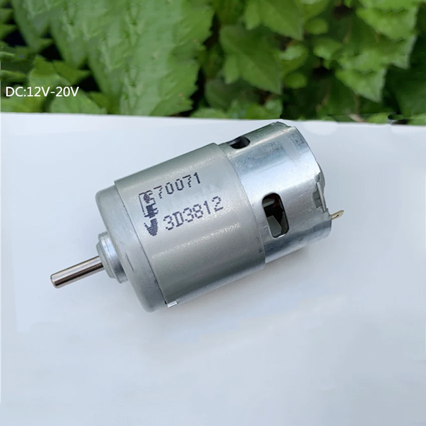 775 двигатель постоянного тока 12 V-20 V 14000 об/мин 21500 об/мин 24000 об/мин высокая скорость большой крутящий момент низких Шум двигатель постоянного тока для электротехнического оборудования Электрический инструмент
