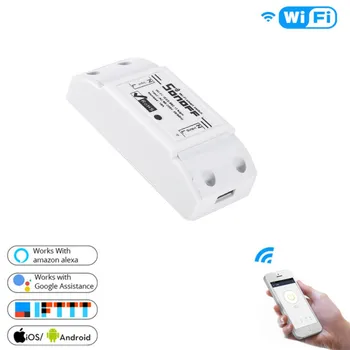 

Sonoff Basic Wifi Smart Timer Switch smart home Support eWelink APP Compatible with Google/ Alexa Home amazon Home automation