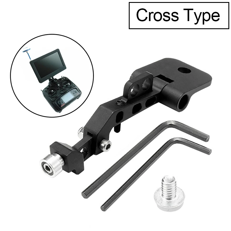 FPV Display Monitor Mount Holder RC Bracket Supporter For Taranis X9D Plus QX7 QX7S Spektrum DX6 / DX6i Transmitter Part | Игрушки и