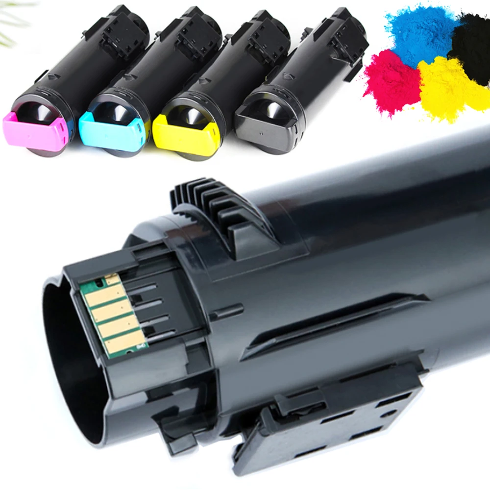 4 Toner Cartirdge For Xerox Phaser 6510 WorkCentre 6515 MFP Laser Printer With 106R03488 106R03693 106R03694 106R03695 Chip Code