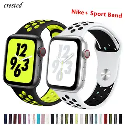 Силиконовый ремешок для apple watch band 42 мм/38 мм iwatch band 44 мм/40 мм спортивный браслет часы correa ремешок для apple watch 4 3 21