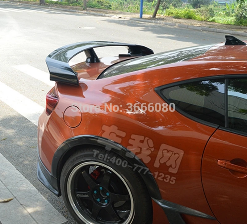 Аксессуары для Subaru BRZ Toyota 86 GT86 стекловолокно FCS Неокрашенный праймер цвет задний спойлер на крышу багажника крыла губ крышка багажника