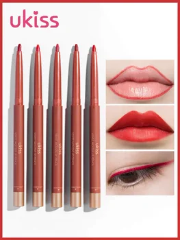 

UKISS 9 Colors Lip Liner Matte Lip Pencil Waterproof Smooth Colorful Silk Nude Lipstick Pen Long-lasting Pigments Lip Makeup