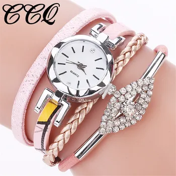 

CCQ Fashion Women Girls Analog Quartz Wristwatch Ladies Dress Bracelet Watches Female Watches Gifts For Women Watch Woman Watch