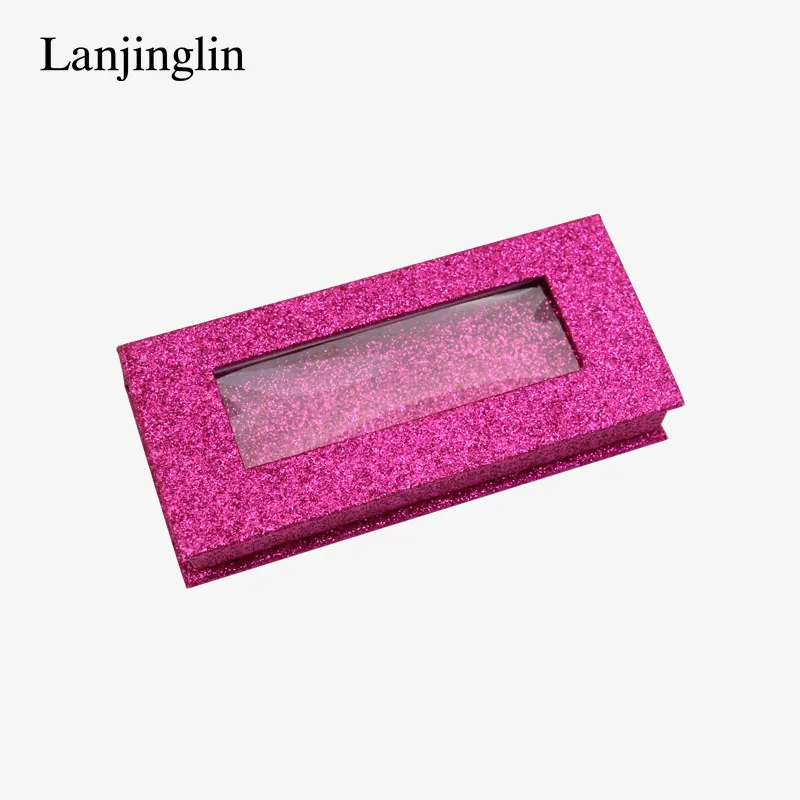 LANJINGLIN, 1/5 пар, норковые ресницы, картонная коробка, пустые блестящие ресницы, посылка, сделай сам, вспышка, упаковка, коробка, полная полоса, ресницы, книга