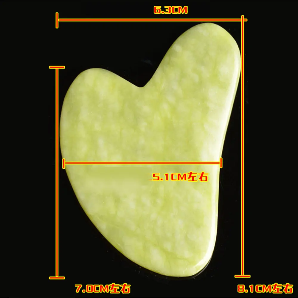 Нефритовая забота о здоровье тела Нефритовая гуаша соскабливающая доска массаж лица терапия для лица инструмент для ухода за кожей набор