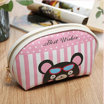 

Korean-style Shell Cosmetic Bag Clutch Semi-Circular Cosmetics Storage Bag Travel Portable Cosmetic Bag Carry-on Bag