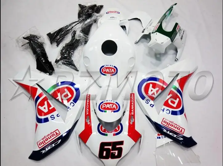 Инжекционного метода литья) ABS Полный комплект обтекателей Подходит для Honda CBR1000RR 08-11 2008 2009 2010 2011 CBR1000 Обтекатели PATA