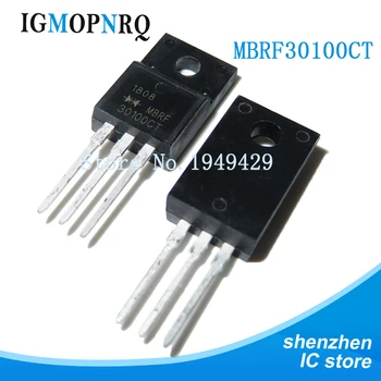 

10PCS MBR30100 TO-220 MBR30100CT TO-220F MBRF30100CT 600V 13A new original