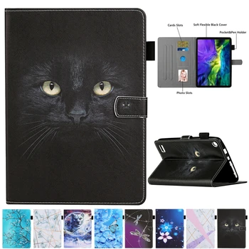 

Coque For Amazon Fire 7 Fire7 Case Cartoon Black Cat Leather Cover For Amazon Kindle Fire 7 Fire7 2015 2017 2019 7.0 Cover Cases