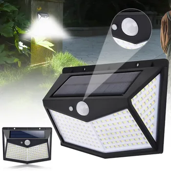 

212LED Waterproof Solar Powered RIP Motion Sensor Wall Light Lamp For Outdoor Garden Yard Pathway Lighting Security Mount Light