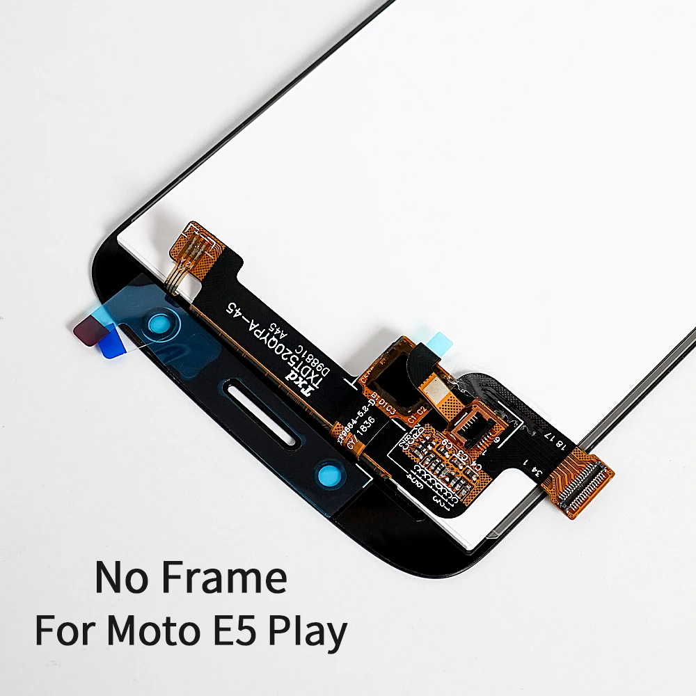 5," для Motorola E5 Play XT1921 ЖК-дисплей с сенсорным экраном дигитайзер с рамкой для Moto E5 Play дисплей E5 Play 2th lcd