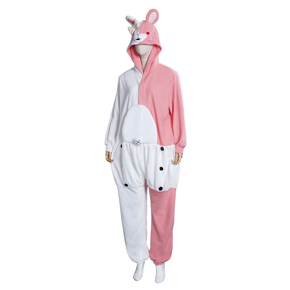 Danganronpa Dangan Pajamas - Monokuma Monomi Cosplay Costume Jumpsuit