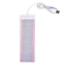 1 шт. 21 см x 6,7 см USB носки с подогревом подкладки из углеродного волокна с электрическим подогревом Стельки зимние теплые руки талии перчатки с подогревом
