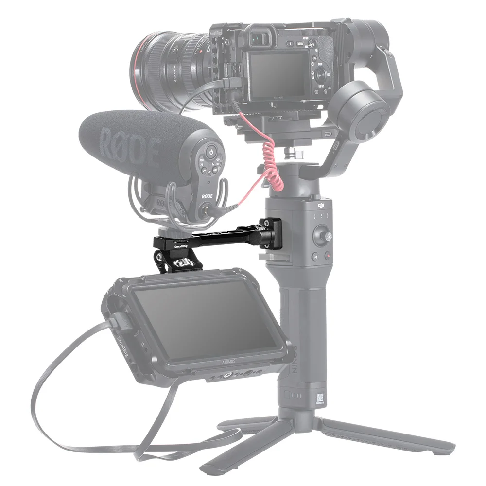 SmallRig Adjustable Tilt 180 Degree Monitor Mount for DJI Ronin-S/Ronin-SC/Zhiyun Crane 3/ Weebill 