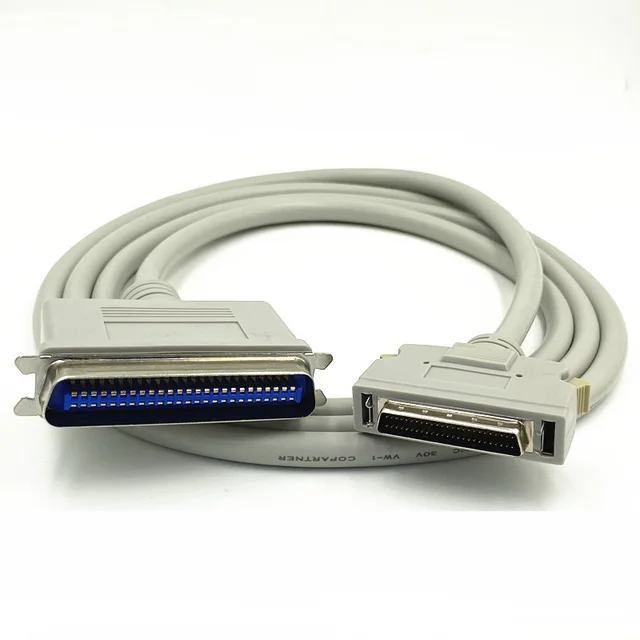SCSI สาย HPDB50 DB50ชายขนาดใหญ่ CN50ชายเครื่องสแกนเนอร์ Snap กระสุน 1
