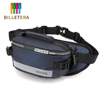 

Waterproof Nylon Men Waist Bag 2020Large Capacity Bodypack Unisex Sports Running Multifunctional Outdoor Casual Travel Chest Bag