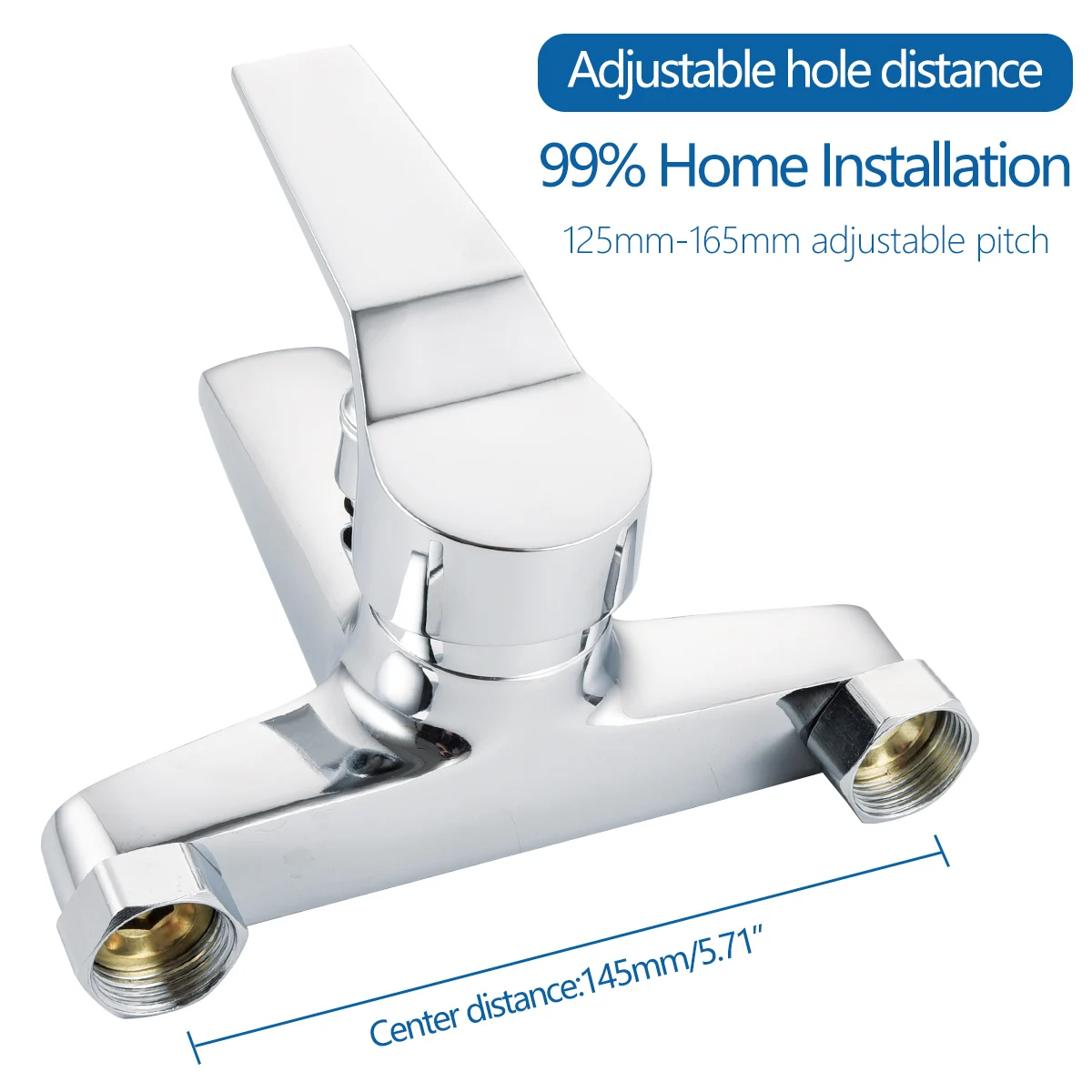 Handheld shower combination set home bathroom accessories shower set 3 mode hot and cold water mixer with hose