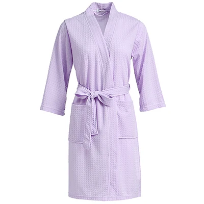 Men Lilac Влюбленные летние водопоглощающие модные полотенца банные мужские халаты сексуальное кимоно Вафельный Халат для мужчин размера плюс мужской Халат - Цвет: Men Lilac