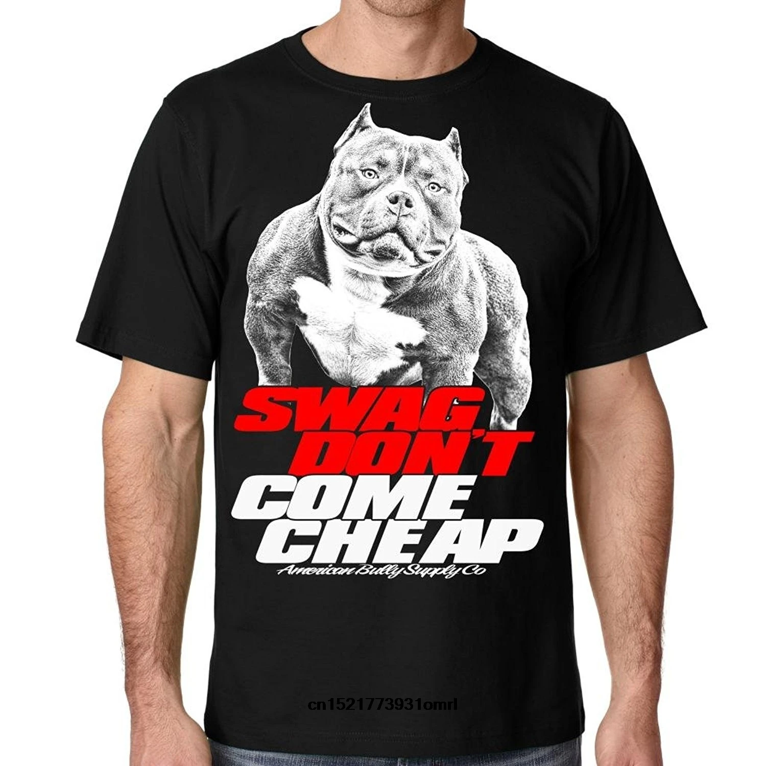 Мужская футболка американская Bully Supply Company Pit Bull Swag Don Come недорогие футболки