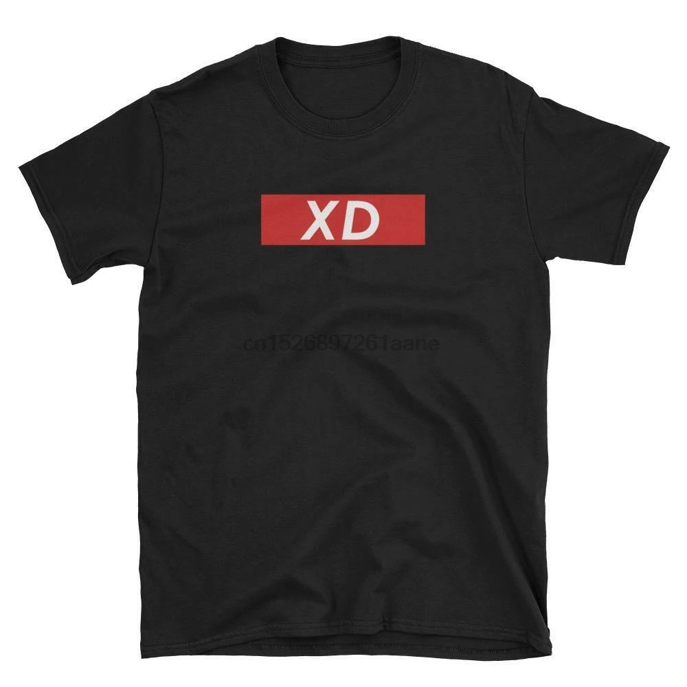 XD Meme Box Logo футболка CX Memes СТРИМ видеоигры Новинка крутые топы Мужские футболки с