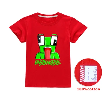 

UNSPEAKABLE Autumn Cotton Kids Girls Boys T Shirt Teenager Children T Shirt Pullover Short Sleeve Tees Tops Boys Girls Clothing