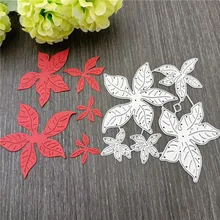 Matrices de découpe en métal de fleurs, pochoir découpé, timbres artisanaux de Scrapbooking, 5 pièces/lot, nouveauté 2021