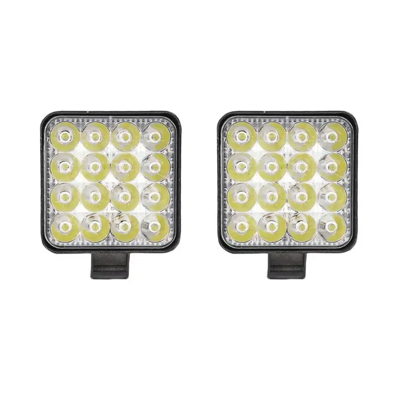 

48W 16LED Mini Work Light Bars Spot Beam 6500K Car SUV Offroad Driving Fog Lamps 12-24V