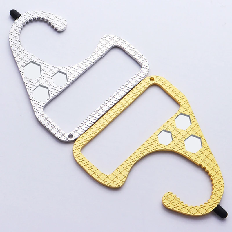 Бесконтактный анти пандемия изоляции двери открытый автобус метро перила тянуть