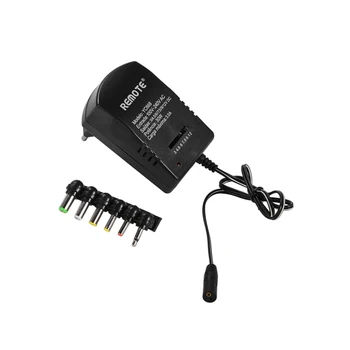 

Multi Voltage 3v 4.5v 5v 6v 9v 12v DC Adaptor Adjustable Power Adapter Universal Charger Power Supply Converter Cable 6 Plugs