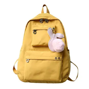 

Canvas Backpack School Bag Casual College Daypack Rucksack for Teenager Girls Q1QA