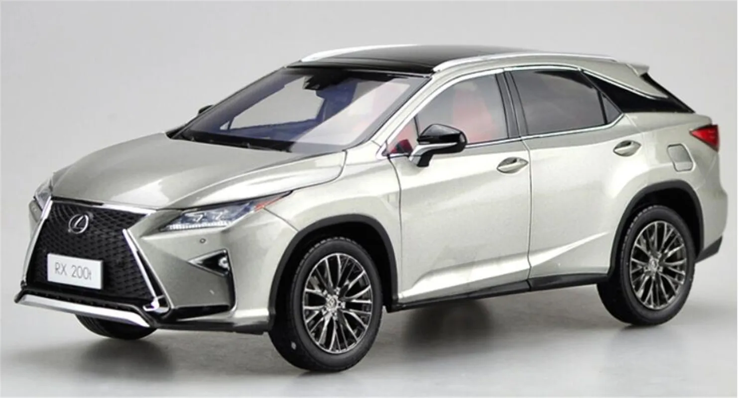 For Toyota Lexus RX T RXT Diecast Model Car Suv hobby Collection  Ornament Gifts Display Silver/White/Blue Metal