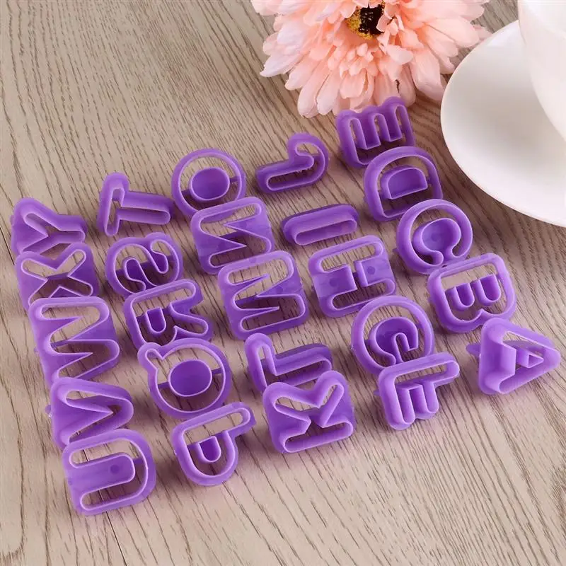 40 шт. Алфавит Номер и буквы формочки для печенья набор помадки DIY Инструменты
