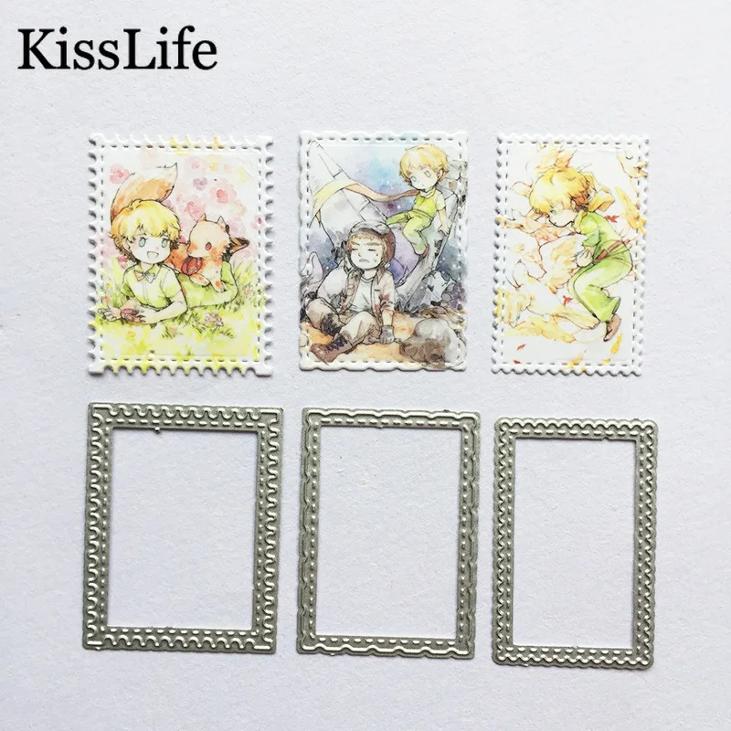 

3Pcs/Set Rectangle Stamps Dies Kscraft Layering Frame Die Cuts for Card Making Scrapbooking Christmas Thanksgiving Craft Dies
